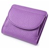 Women's Genuine Cowhide Leather Mini Wallet with RFID Protection –
