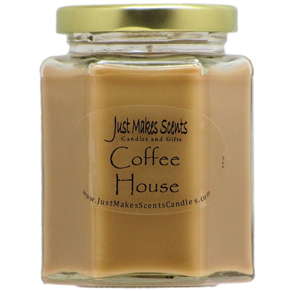 Coffee House Scented Soy Blend Candle | Fresh Coffee Smell | Hand Poured in The USA