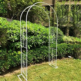 Arco de jardín Independiente, Arcos de Rosas de Metal, para Plantas trepadoras, zarcillos de Rosas, Resistente a la Intemperie, Soporte de Arco de Escalada, pérgola, pérgolas, Enrejado, de