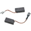 vhbw 2 x Carbon Brush Motor Carbon Abrasive Carbon 20