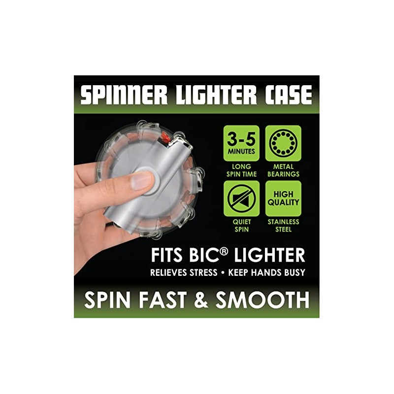 Spinner Lighter Case - Gold