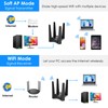 USB WiFi Adapter for Desktop PC, AX1800 WiFi Adapter Dual