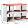 Nesting Boxes for Chickens, 6 Compartment Forward RollOut & Rollaway,