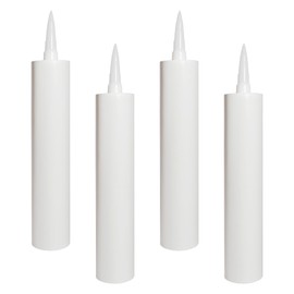 Red Devil 1029 900ML Empty Caulk Tube, 30 oz. Reusable Plastic Caulking Cartridge, 4 Pack