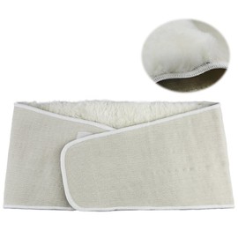 BXT Medical Grade Unisex Abdominal Support Binder Thermal Merino Wool Warming Kidney Belt Healing Pain Waist Brace Stomach Waist Back Wrap Support Binder