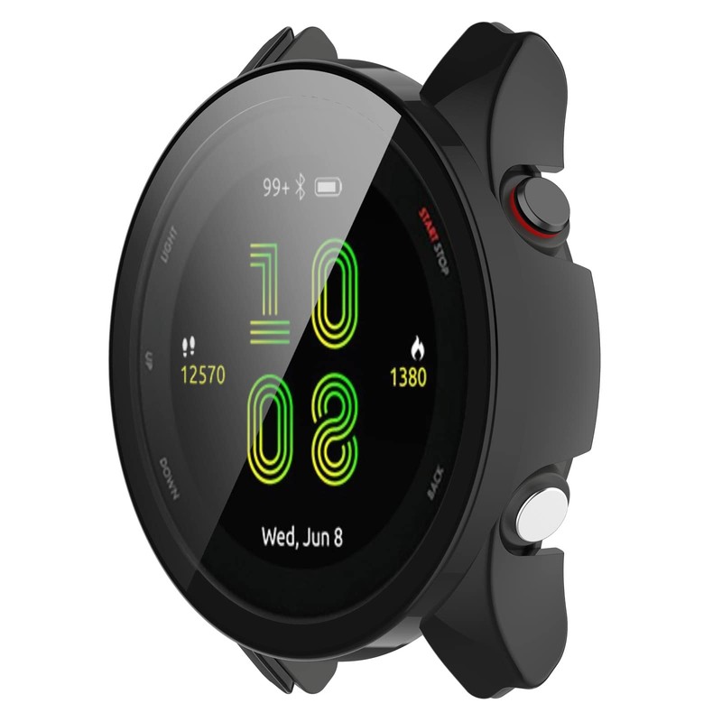 Protective Case Compatible with Garmin Forerunner 255 255-Music/255S 255S-Music Screen