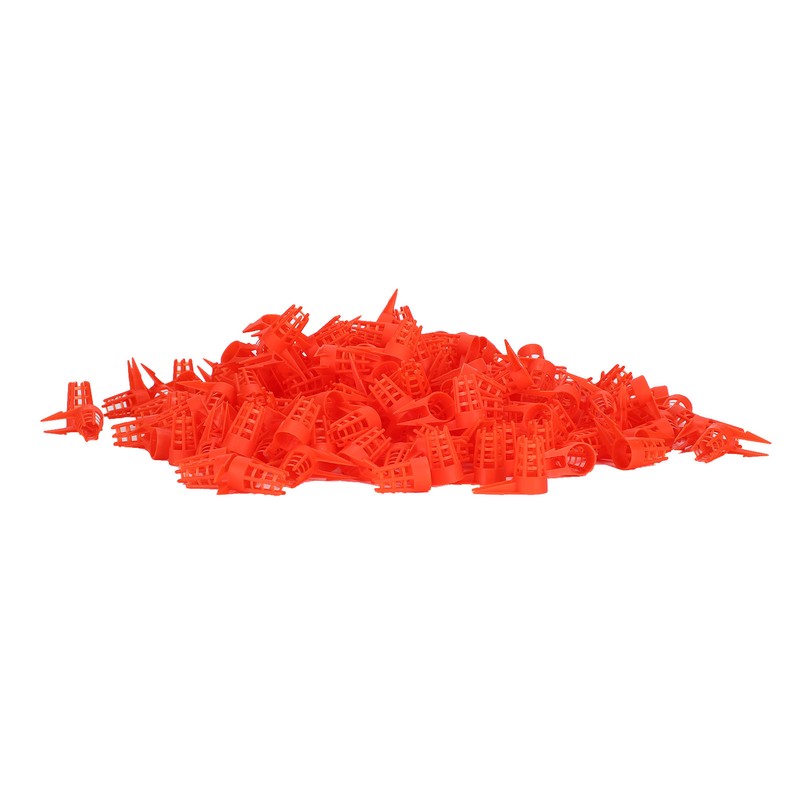 250PCS Plastic Opening Bee Queens Cage Protective Cell Cover Beekeeping