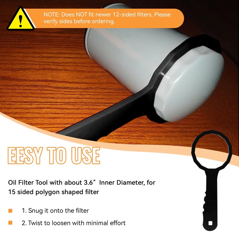 ERETOW Oil Filter Wrench Compatible with Dodge Ram 5.9L 6.7L
