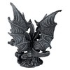 Dragon Figurine Gothic Black 23 cm - Dark Hydra Five