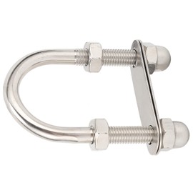 Marine U Bolts, U Shaped Brackets, M10x95x45mm Corrosion Resistance Bow Stern U Bolts 316 Stainless Steel Practical for Rigging Tethering Yacht