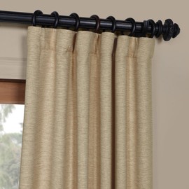 HPD Half Price Drapes BOCH-PL1608-108 Bellino Blackout Room Darkening Curtain (1 Panel), 50 X 108, Ginger