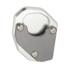 Motorcycle Side Stand Extension Plate Aluminum Alloy Gray Rustproof Replacement