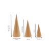 Paper Mache Craft Cones Variety Pack 3 Sizes- 13.75 x