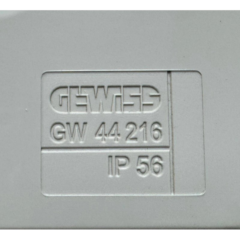 GEWISS GW44216 Junction Box With Deep Screwed LID - IP56