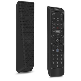 Silicone Protective Case for XFinity XR15 Voice Control Remote, Compatible Case Holder with Shock Bumper and Battery Cover - Black