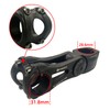 Dymoece Bike Stem 0-70 Degree 31.8mm Bicycle Stem Extender Riser