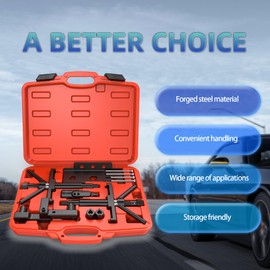 AUTOSTARSHIP 13PCS Heavy Duty Camshaft Crankshaft Engine Alignment Tool Timing Locking Set Compatible for Volvo S40 S70 S90 850 960