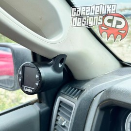 CARZDELUXE Single gauge pod mount for 2010-2018 Ram grab handle cap bolt on