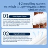 100% Organic Pads for Women, Organic Cotton Cover Pad -