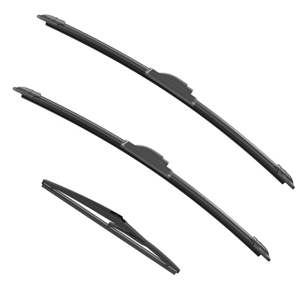 ANIKLUIM® 26"+ 20" Wiper Blades with 12" Rear Wiper Blade