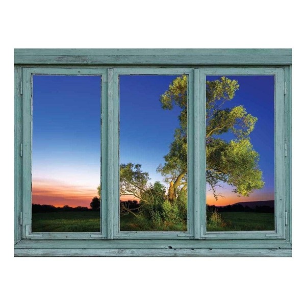 wall26 - A Single Tree is Highlighted in a Field