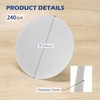 SCOTTCHEN Diamond Grinding Disc, 8” (200mm),No Center Hole,Flat Lap Disk