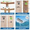 Muzata 40 Pack 45 Degree Angle Adjustable Protector Sleeve for