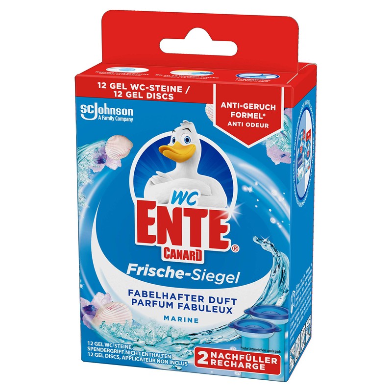 Toilet duck freshness seal, refill for the toilet stone made