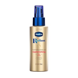 Vaseline- Aceite corporal hidratante y reparador Radiant X con 1% de lípidos, aceite de jojoba, aceite de coco y vitamina E 3