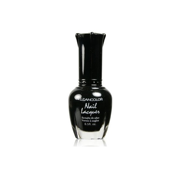 Kleancolor Nail Polish - #5 Black (Pack of 2)