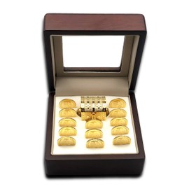 Set de Arras Matrimoniales, Monedas Boda, Originales Since 1930, Oro 24K Laminado Wedding Unity Coins Ceremony Souvenirs Accessories with Box (Centenario)