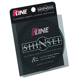 P-Line Shinsei 100-Percent Pure Fluorocarbon Leader Material (25 Meter, 15-Pound)