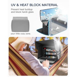 Laptop Sun Shade, Fits 13-16 inch Laptop, UV-Heat Reflective & Water-Resistant Material, Easy to Carry Computer Case for Working Outside,Travel, Beach