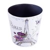 Lingxuinfo Waste Paper Bin, European British Style Tower Pattern Trash