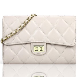 Farcauo Small Nude Purses for Women Quilted Trendy Crossbody Bag Mini Shoulder Bag Womens Purse Clutch Satchel Ladies Evening Bag