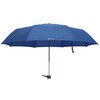 Champion CHM19MN58 Mini Folding Umbrella, Blue, Plain, 22.8 inches (58