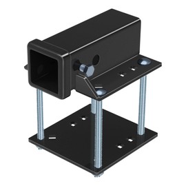 Fioracl Bolt-On RV Hitch Receiver - 2" Adapter for 3-4" Camper Beams, 200lbs Reinforced Cargo Rack & Bike Mount