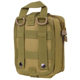 Sportmusies Tactical First Aid Kit Pouch Molle Attachment Medical Kit Utility Pouch Coyote Tan