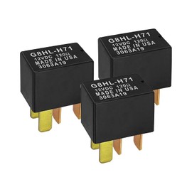 G8HL-H71 Relay 12VDC (Pack of 3) - Compatible with Honda Accord (2003-2014), Civic (2006-2014), CR-V (2007-2014), Acura MDX (2007-2014) and many more. - For Air Conditioning Compressor, Headlights