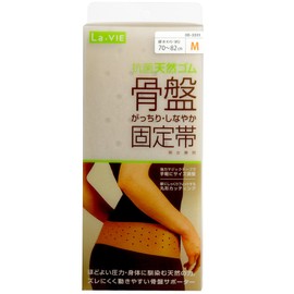 La-VIE Rubber Belt, Pelvic Flexible Fixed Belt, M, Back Girth 27.6 - 32.3 inches (70 - 82 cm), For Lower Back Pain