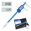 Dasqua Left-Handed Digital Caliper 0-8"/0-200mm Stainless Steel with LCD Screen,