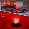 AnTom Wireless Strobe Light, Red LED Rechargeable Battery Magnet Rooftop