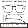STASTEND 4 Pack Progressive Multifocus Reading Glasses Blue Light Blocking
