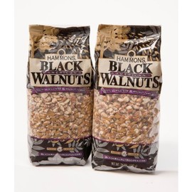 Hammons Fancy Large Black Walnuts -Wild Harvested - Non-GMO - Gluten-Free - High Protein - Keto Snack - Nuts for Cooking and Baking - 24oz - 2 Pack