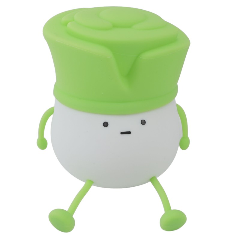Cute LED Night Light Tap Control Rechargeable 1.5W Decorative Scallion