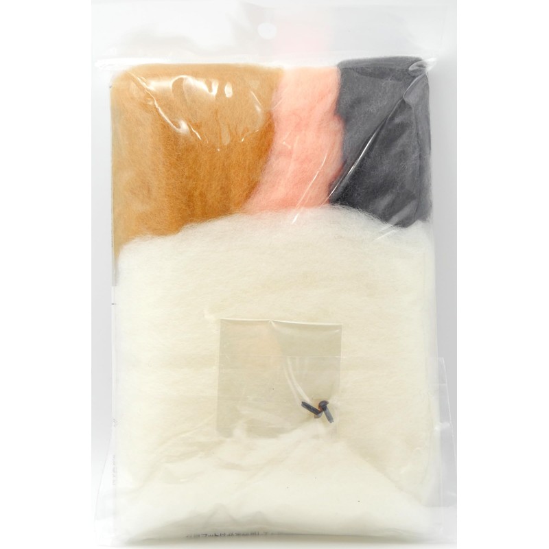 Hamanaka Felt Wool Kit, Made with Aclaine, DOG & CAT