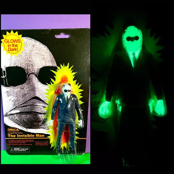 NECA 2024 NECA NYCC Exclusive- THE INVISIBLE MAN GLOW IN