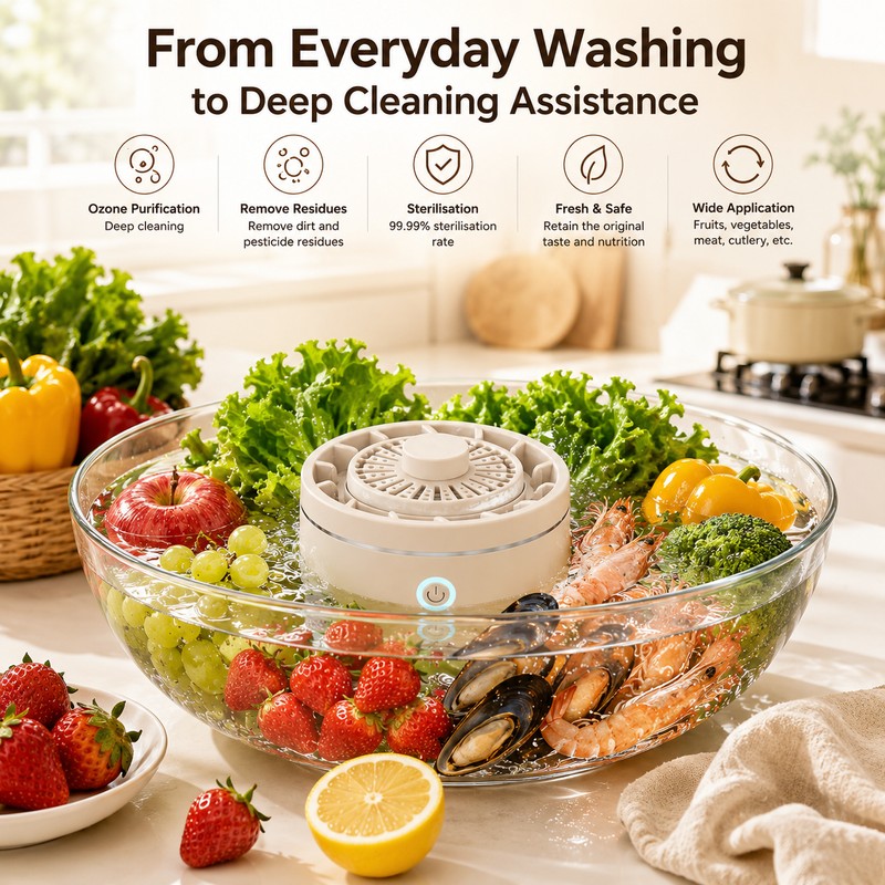 Portable Fruit & Vegetable Purifier for Home & Travel,Fruit and