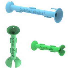 OptiWand Trial Pack Soft Contact Lens Removal & Insertion Tools - Silicone Rubber Soft Lens Inserter & Remover Device with Pincher End & Finger Grips - Safe & Easy on Eyes, Travel Size