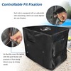 Pool Heater Winter Cover,with Plush Lining,Waterproof Swimming Pool Heater Cover